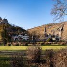 Mittelrheintal - Stadtansicht von Bacharach zur Wintersonnenwende