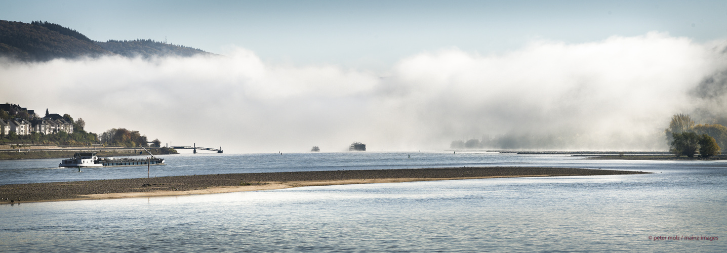 Mittelrheintal_Lorchhausen-Niederheimbach_Nebel