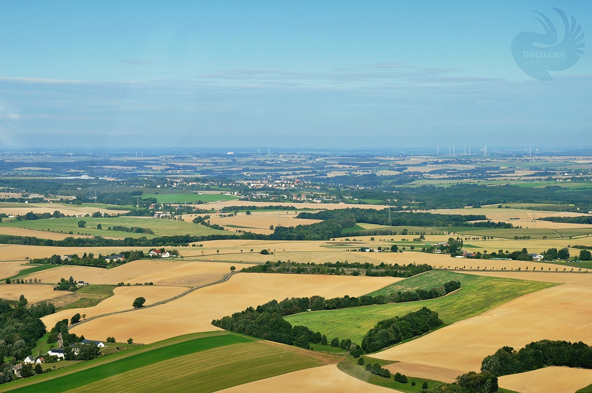 Mittelsachsen von oben