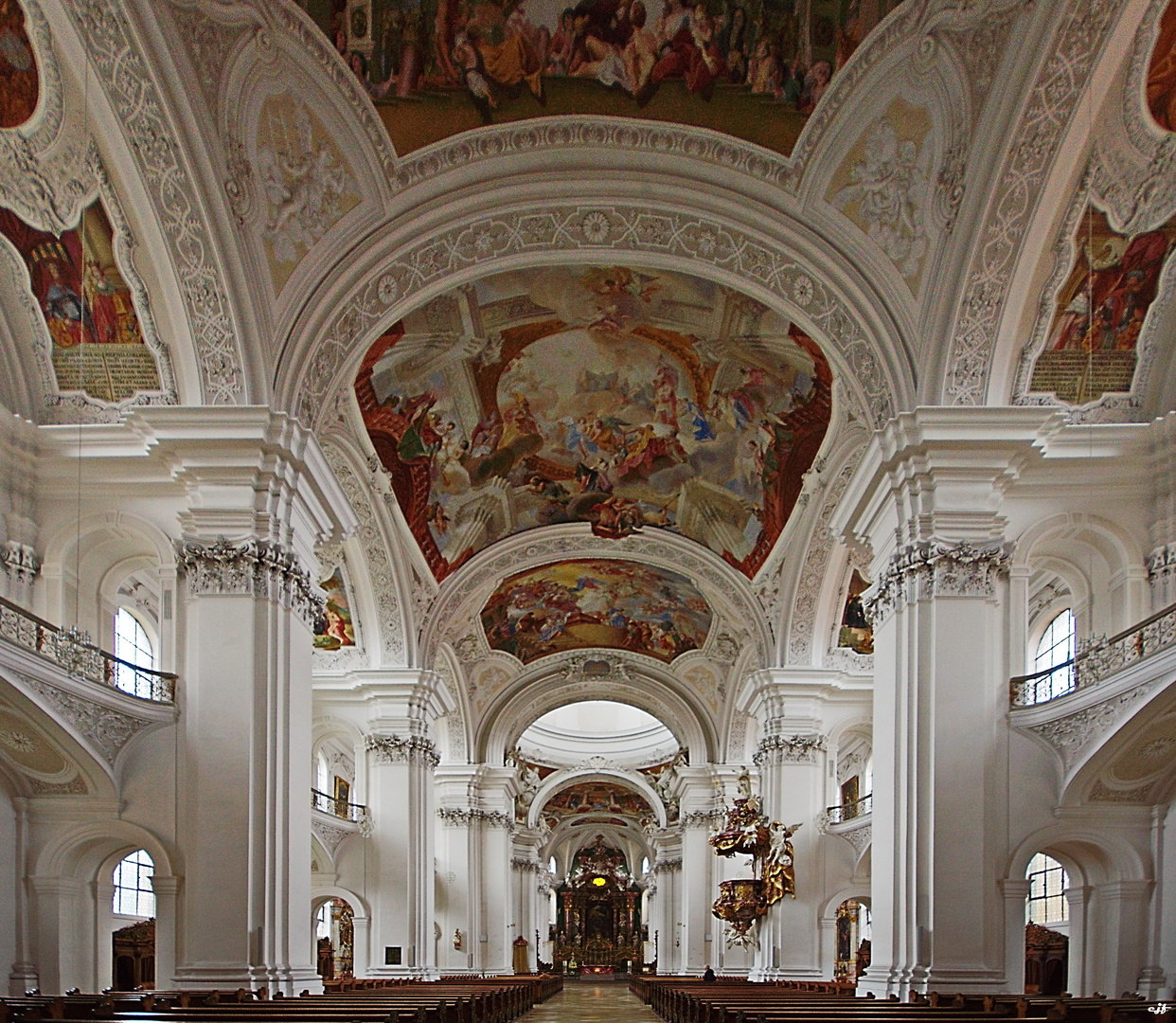 Mittelschiff Basilika Weingarten