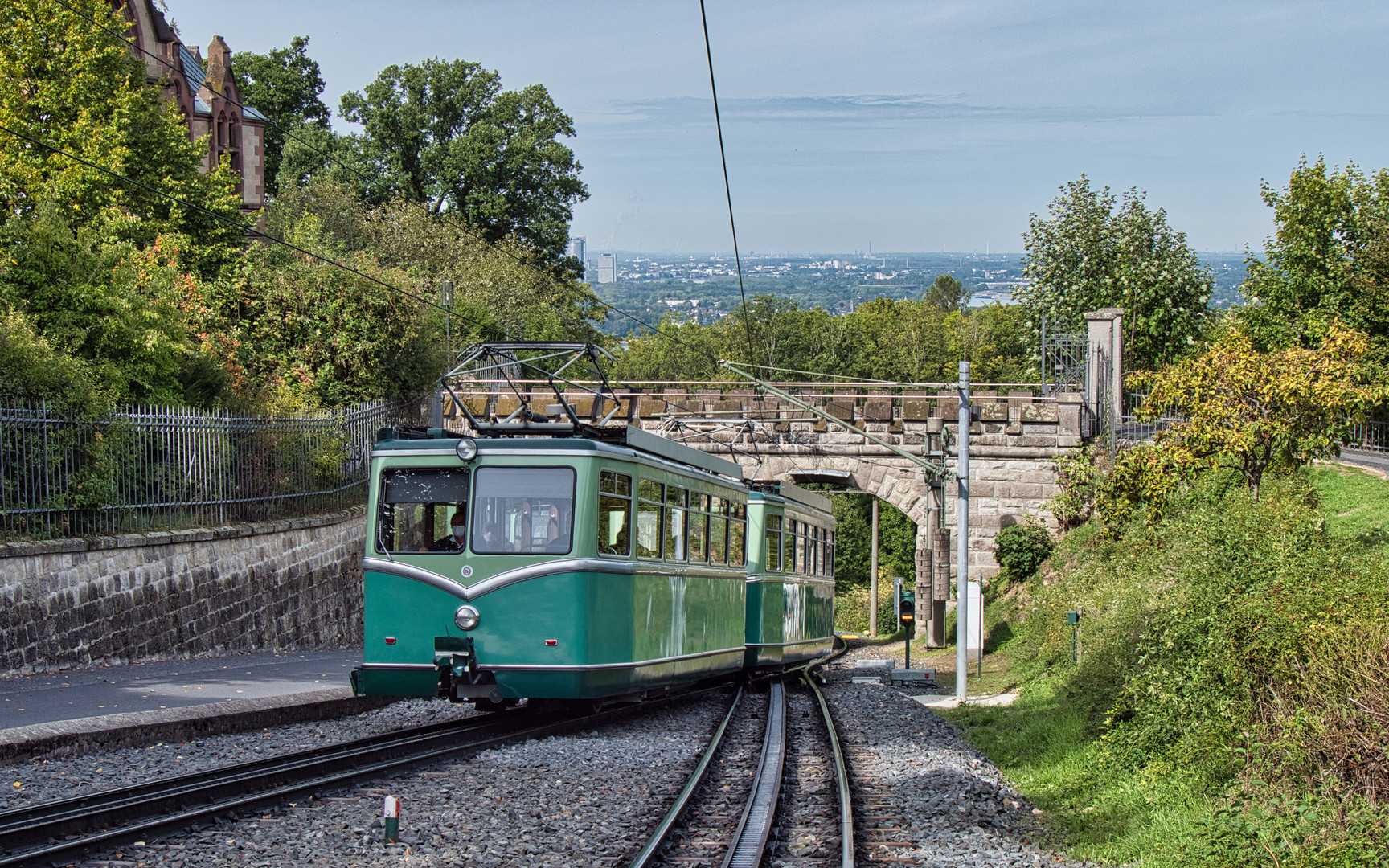 Mittelstation der Drachenfelsbahn