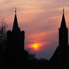 Mitteltorturm und Heiliggeistkirche