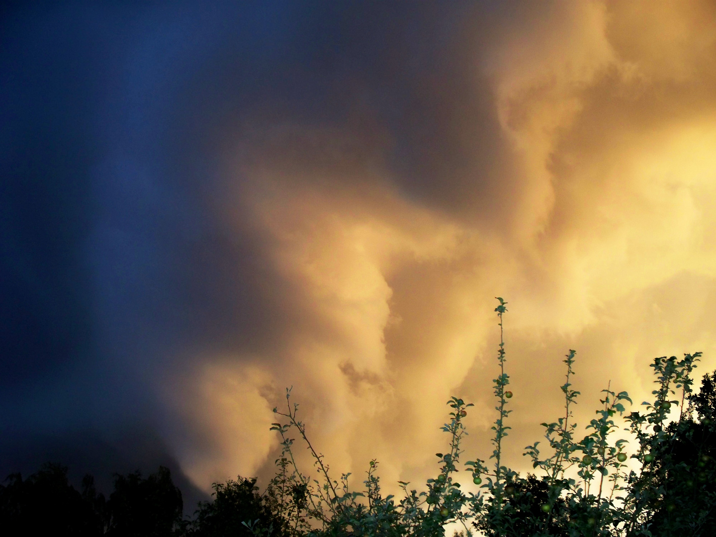 mitten im Gewitter