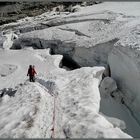 Mitten im Gletscher