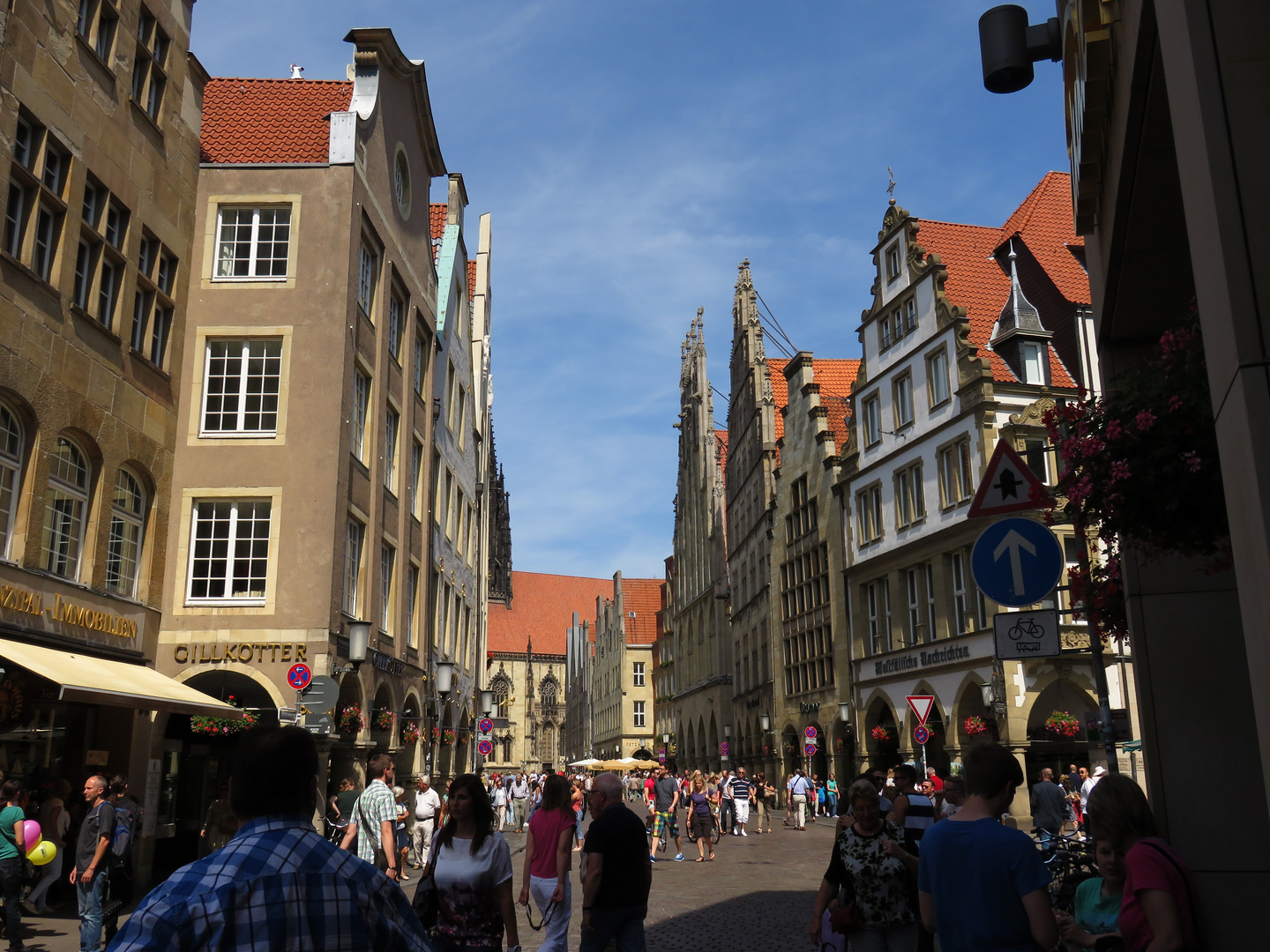 Mitten im Leben zwischen den Hausprachten von Münster