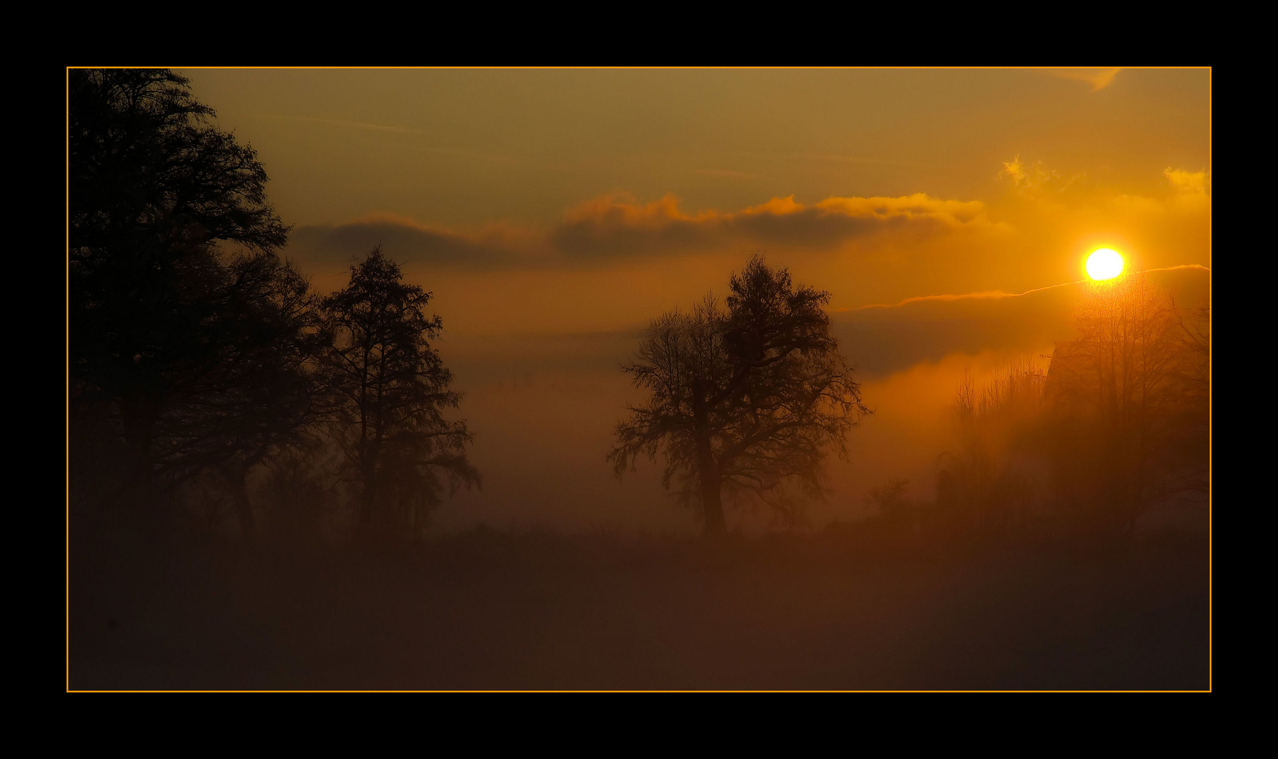 mitten im Nebel