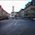 Mitten in Augsburg Anaglyphe