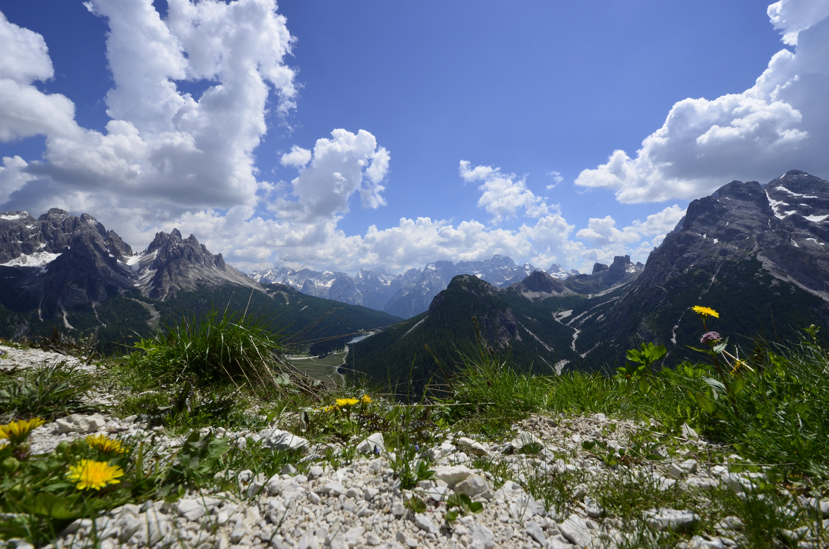 Mitten in den Dolomiten