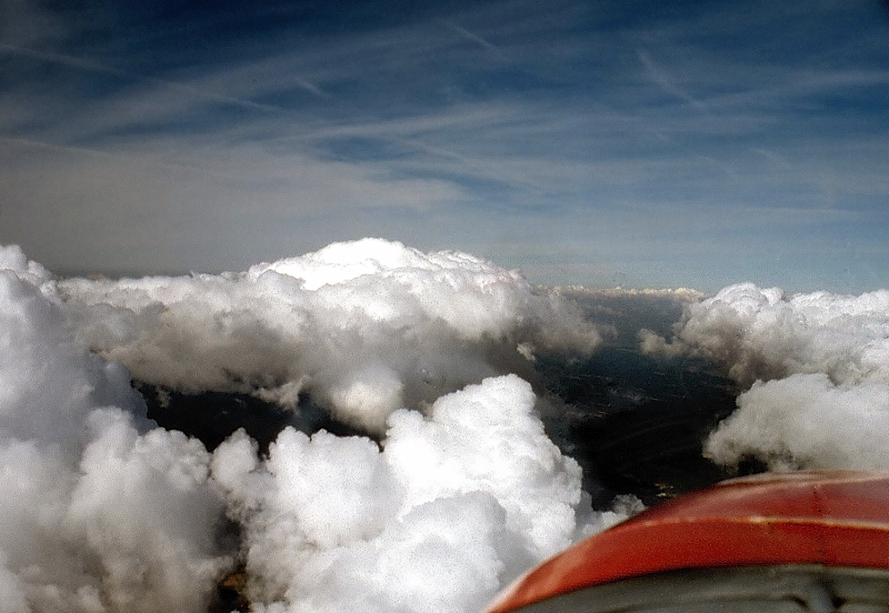 Mitten in den Wolken