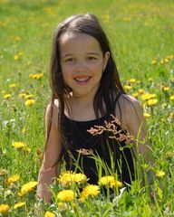 Mitten in der Blumenwiese