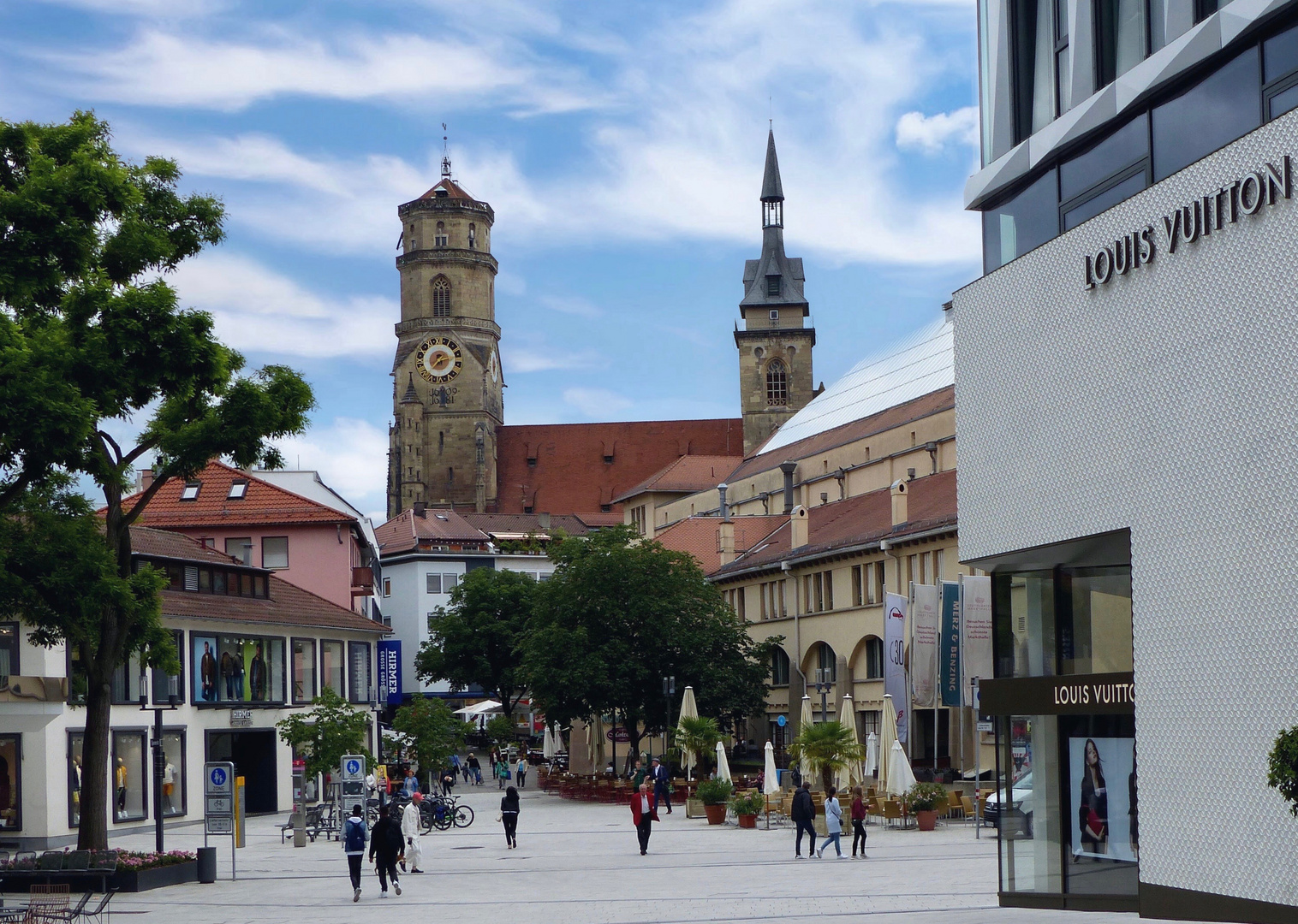 Mitten in der Innenstadt von Stuttgart...