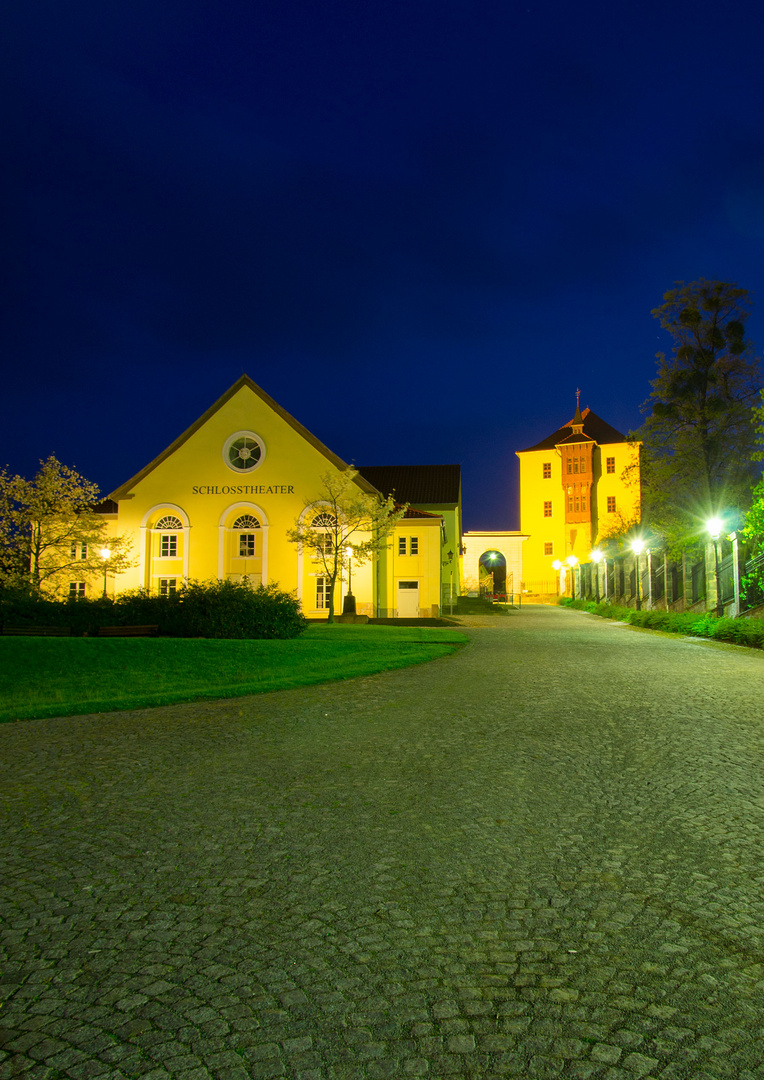 Mitten in der Nacht in Ballenstedt.