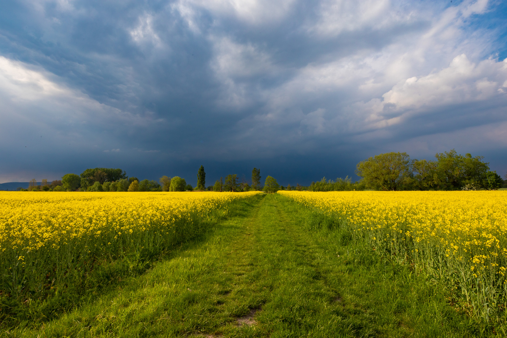 Mitten ins Gewitter rein