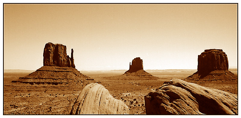 Mittens View - Monument Valley Tribal Park, Arizona; USA