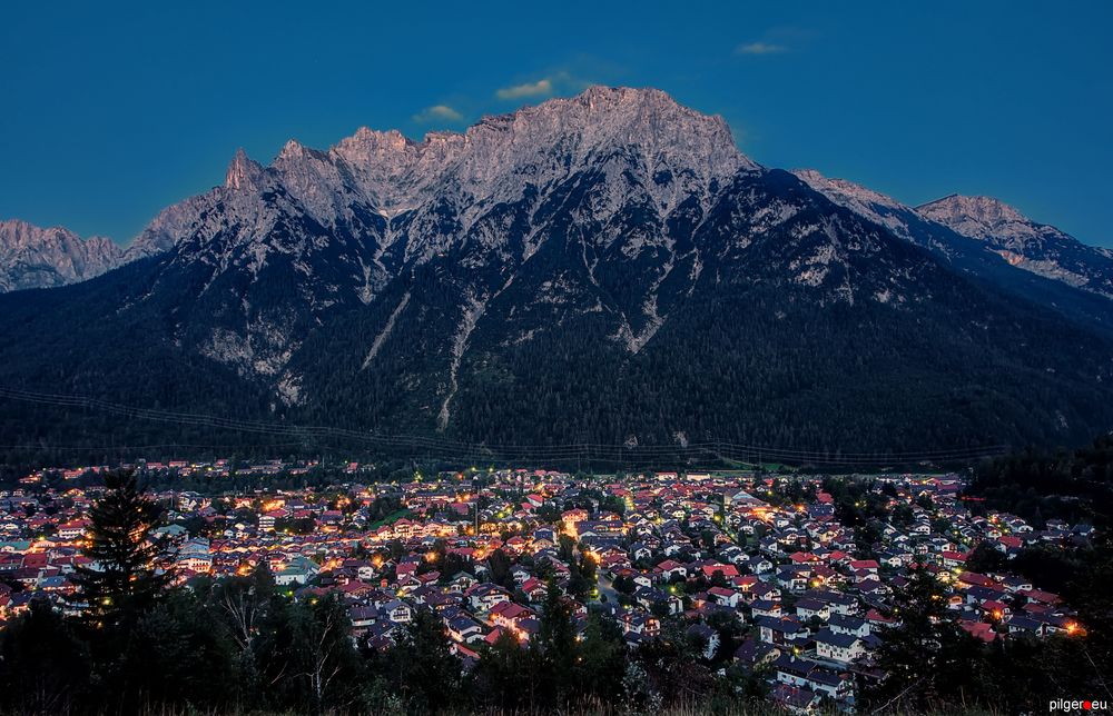 Mittenwald vor Karwendel