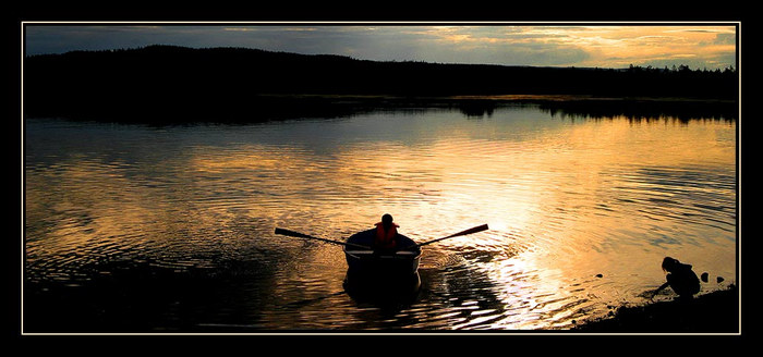 Mitternacht am Inarisee