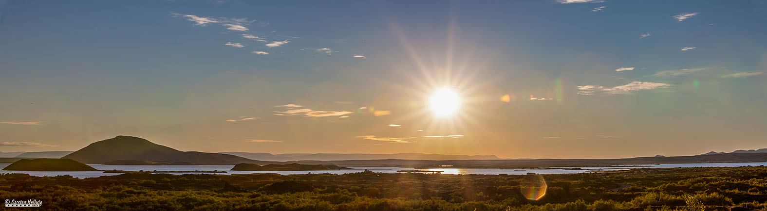 Mitternacht am Myvatn