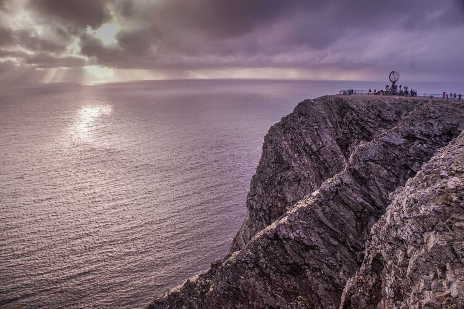 Mitternacht am Nordkap 