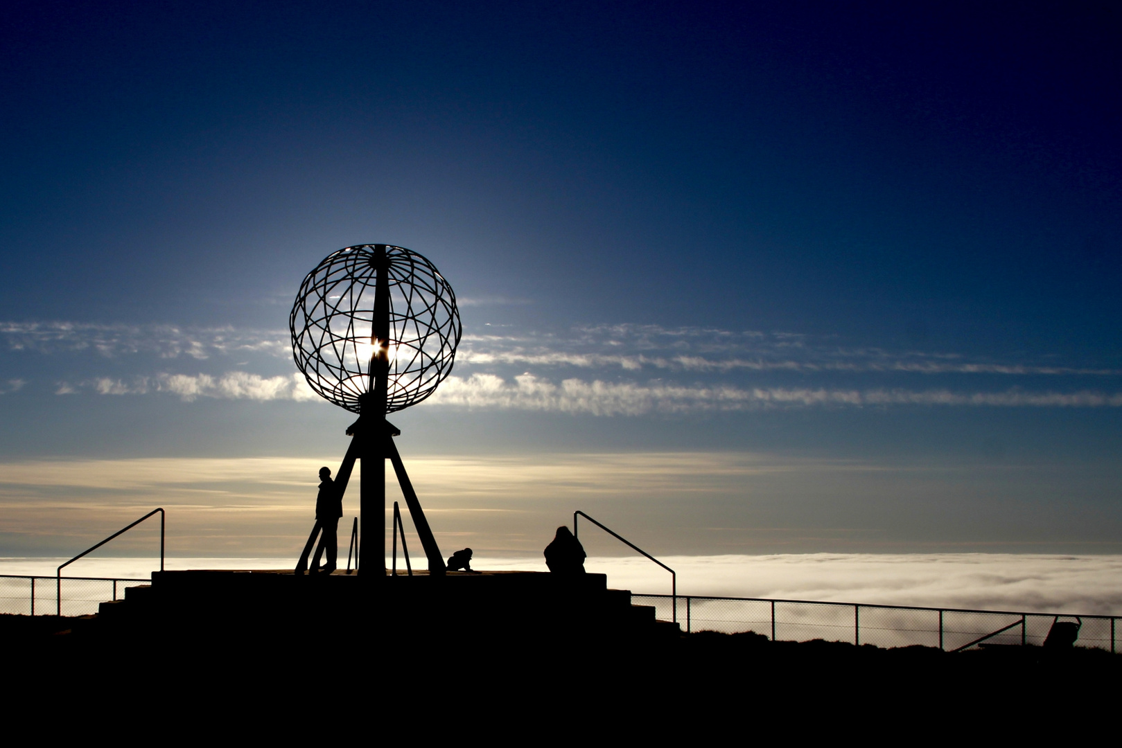 Mitternacht am Nordkapp