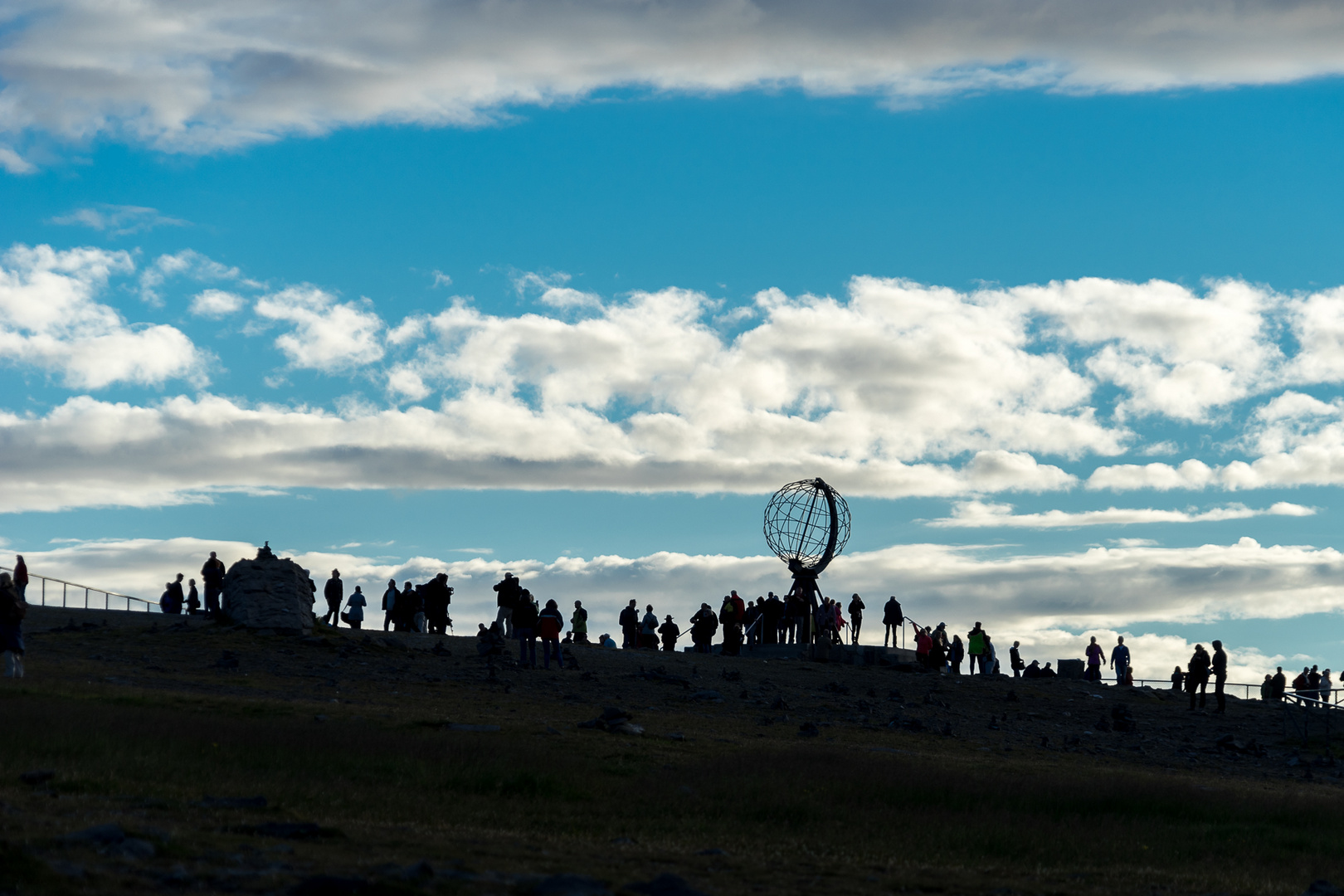 Mitternacht am Nordkapp