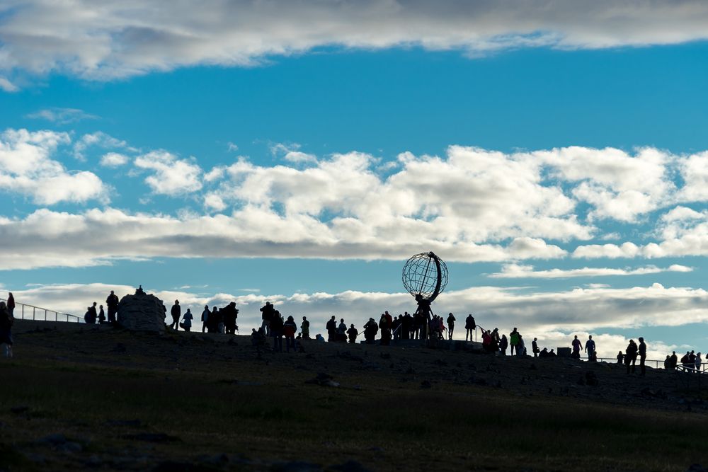 Mitternacht am Nordkapp