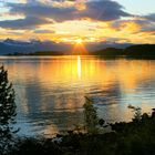 Mitternacht am Ofotfjord bei Narvik