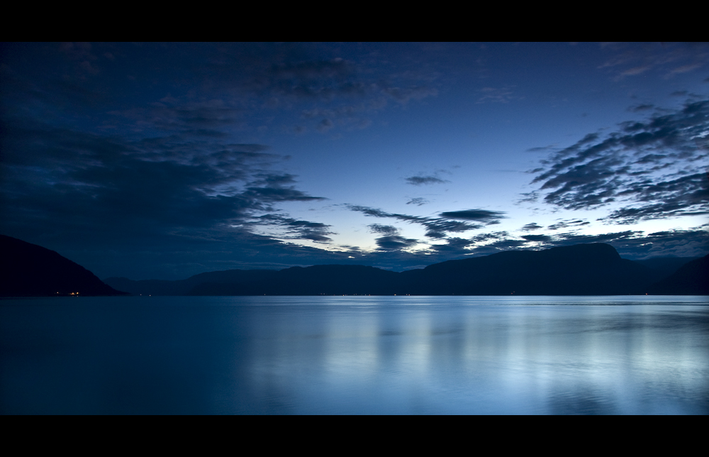 Mitternacht am Sognefjord