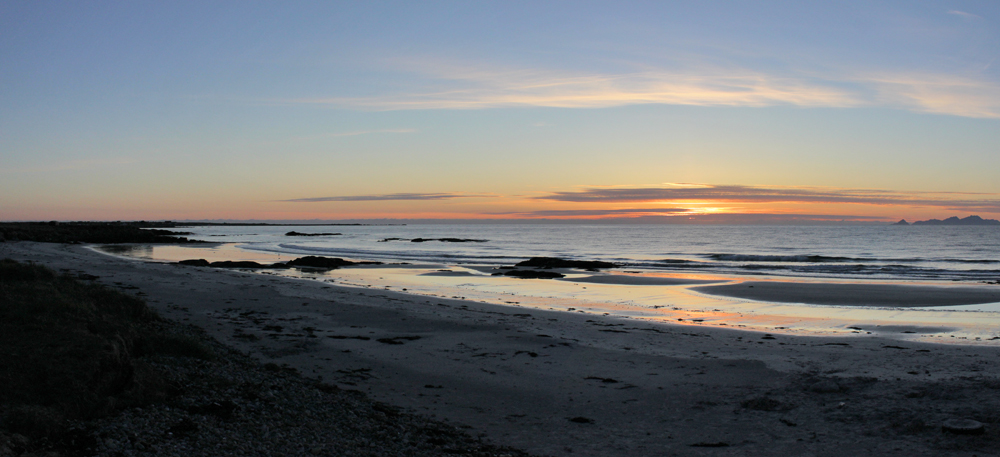 Mitternacht am Strand