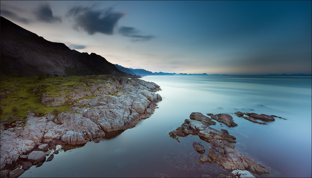 Mitternacht am Vestfjord