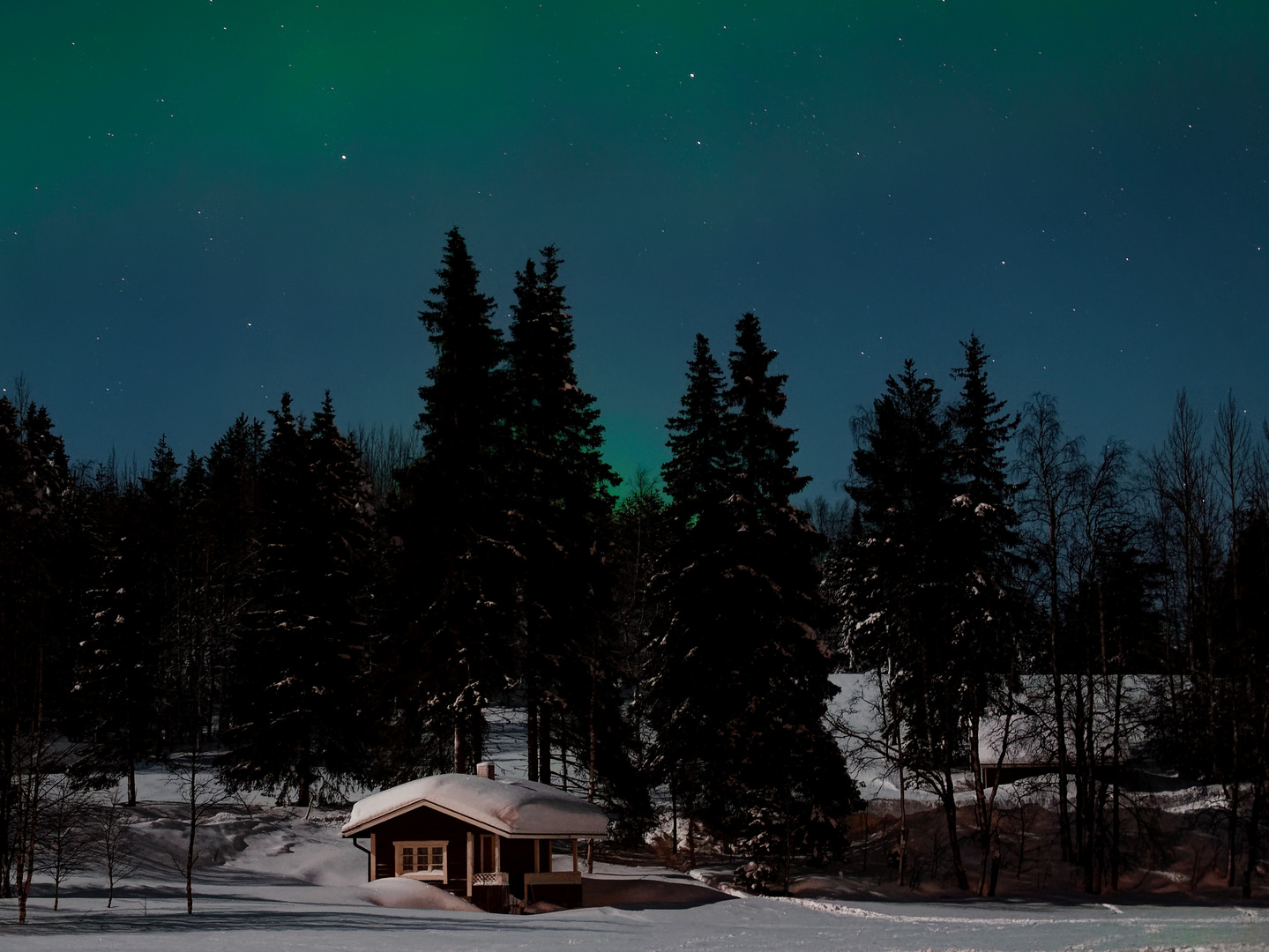 Mitternacht auf dem Immeljärvi