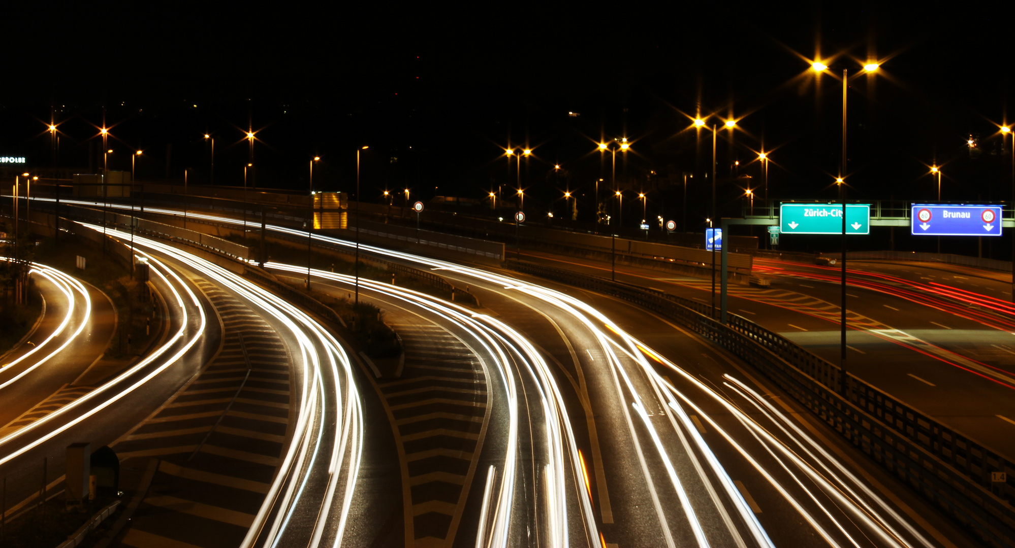 Mitternacht auf der A3W