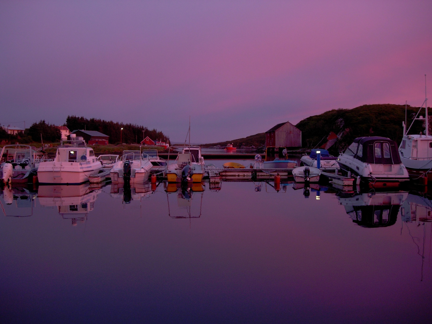 Mitternacht auf Frøya