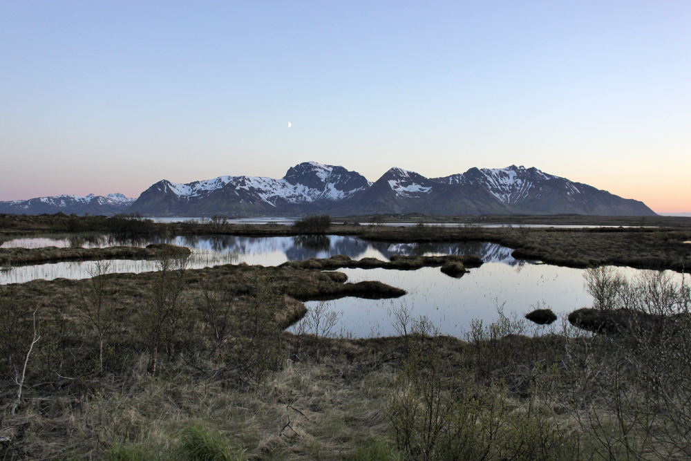 Mitternacht auf Gimsøya