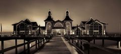 Mitternacht auf Rügen - Seebrücke Sellin