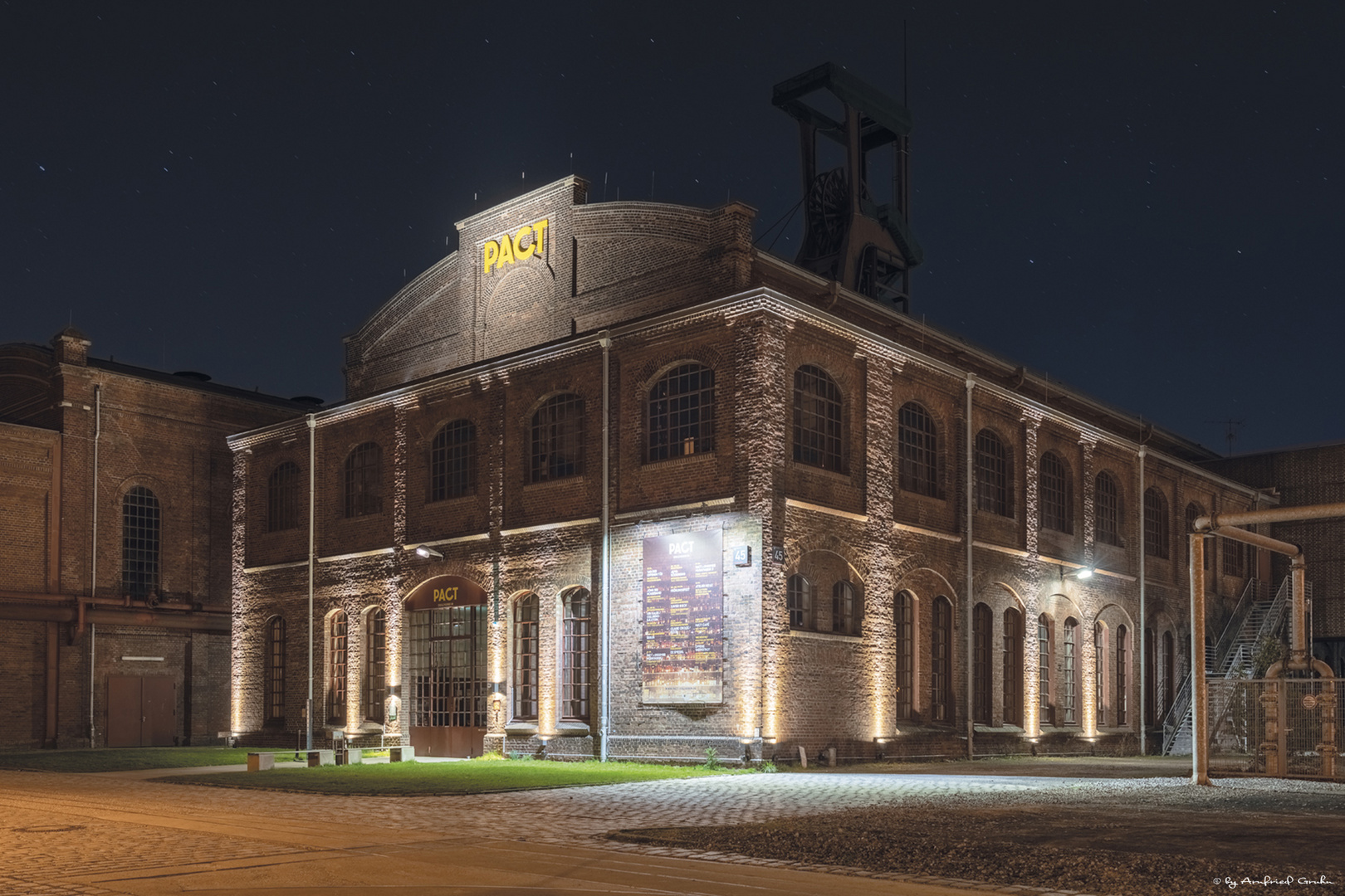 Mitternacht auf Zollverein......