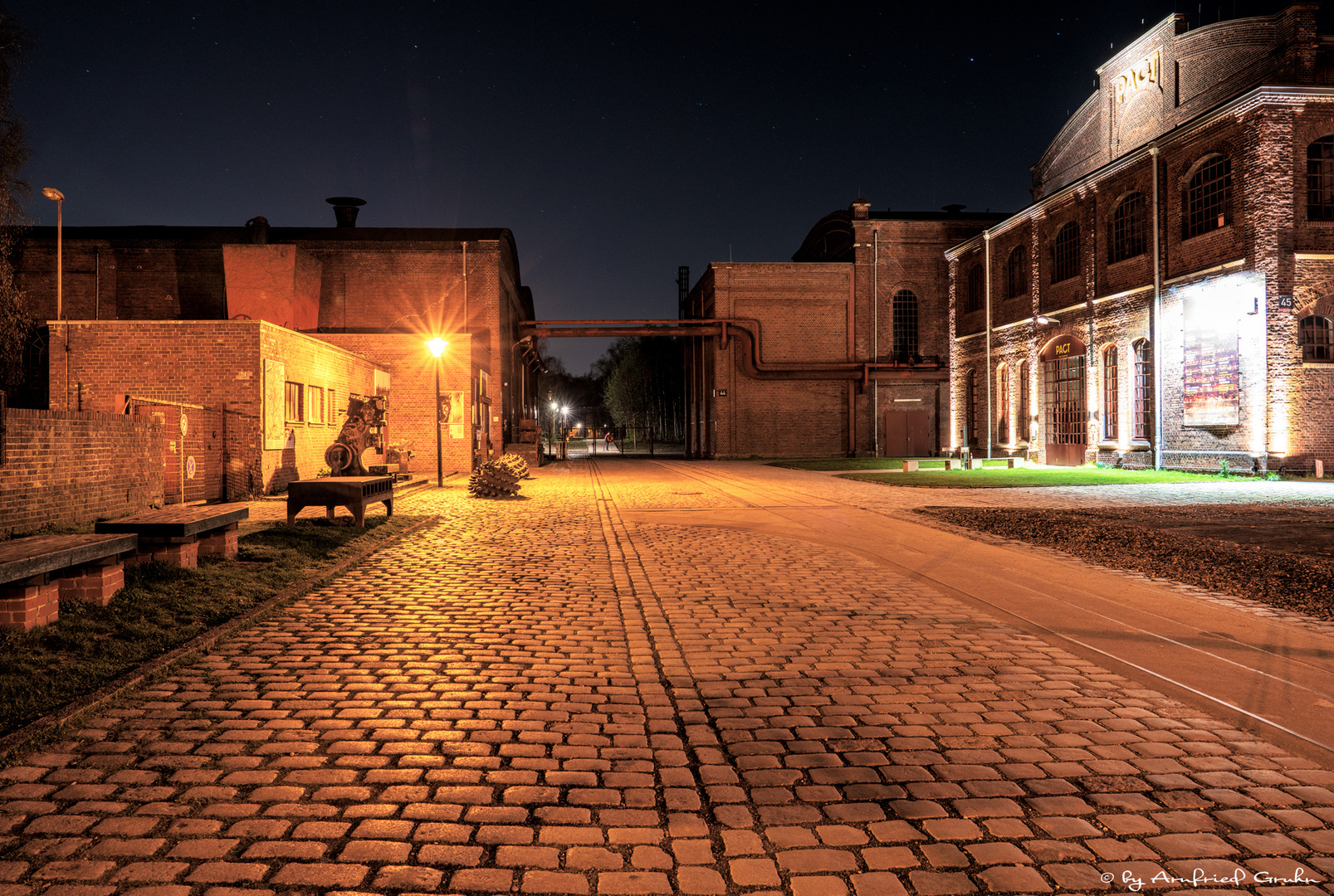 Mitternacht auf Zollverein......