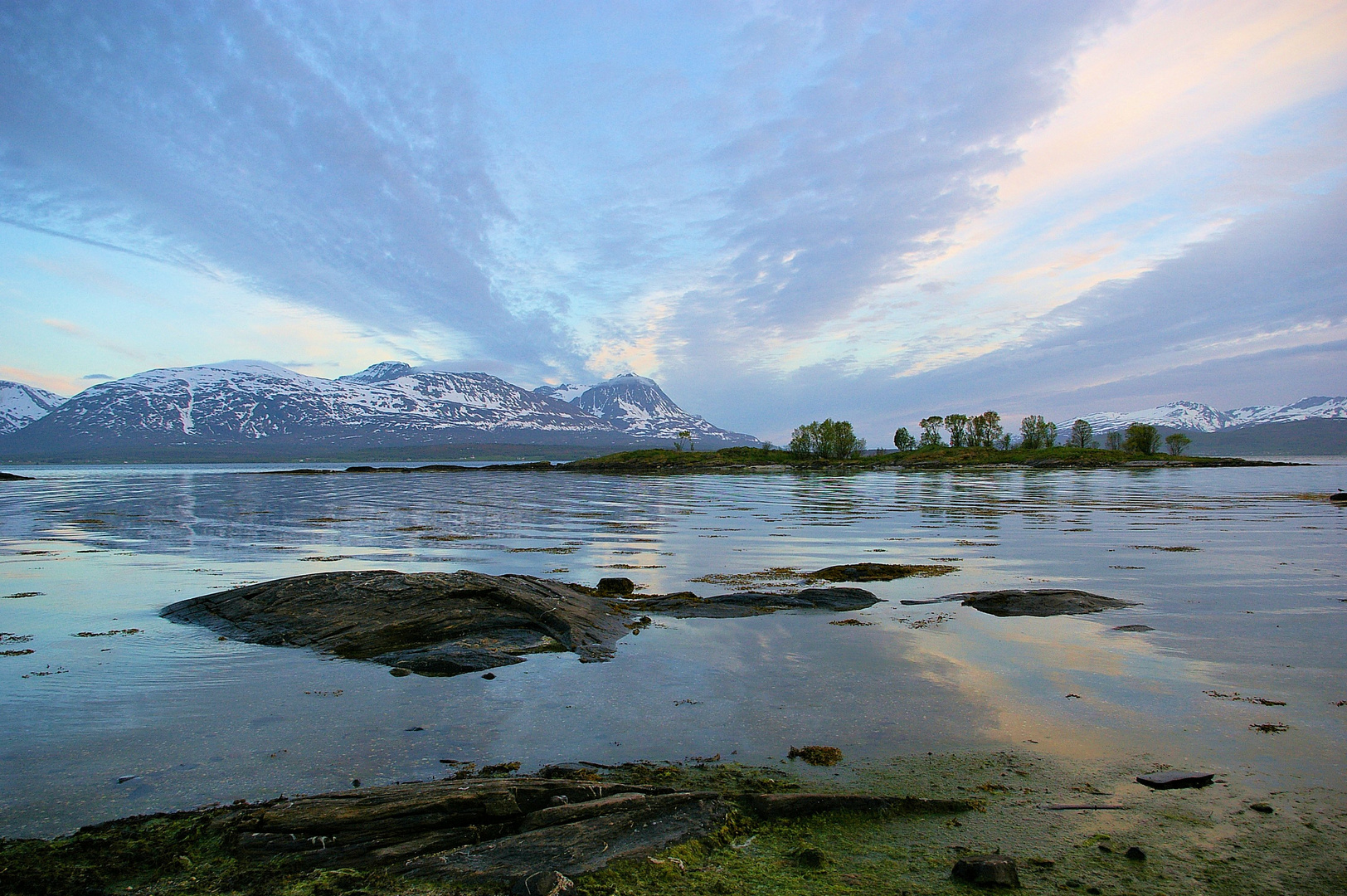 Mitternacht bei Tromsø