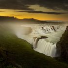  Mitternacht beim Gullfoss