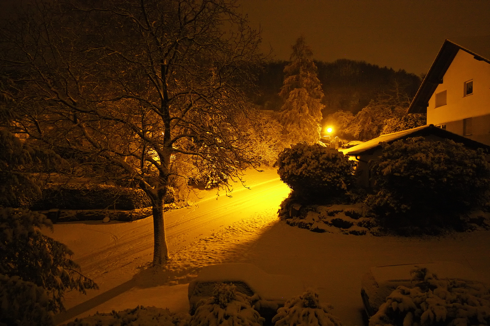 Mitternacht im Winter