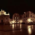 Mitternacht in der Altstadt Dubrovnik, Kroatien