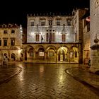 Mitternacht in der Altstadt von Dubrovnik - das Stadtarchiv .....