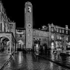 Mitternacht in der Altstadt von Dubrovnik - der Orlando Turm .....