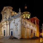 Mitternacht in der Altstadt von Dubrovnik - die Kirche .....