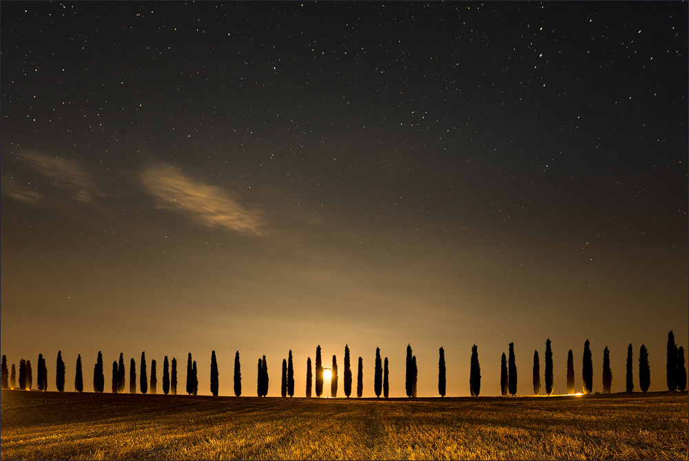 Mitternacht in der Toskana