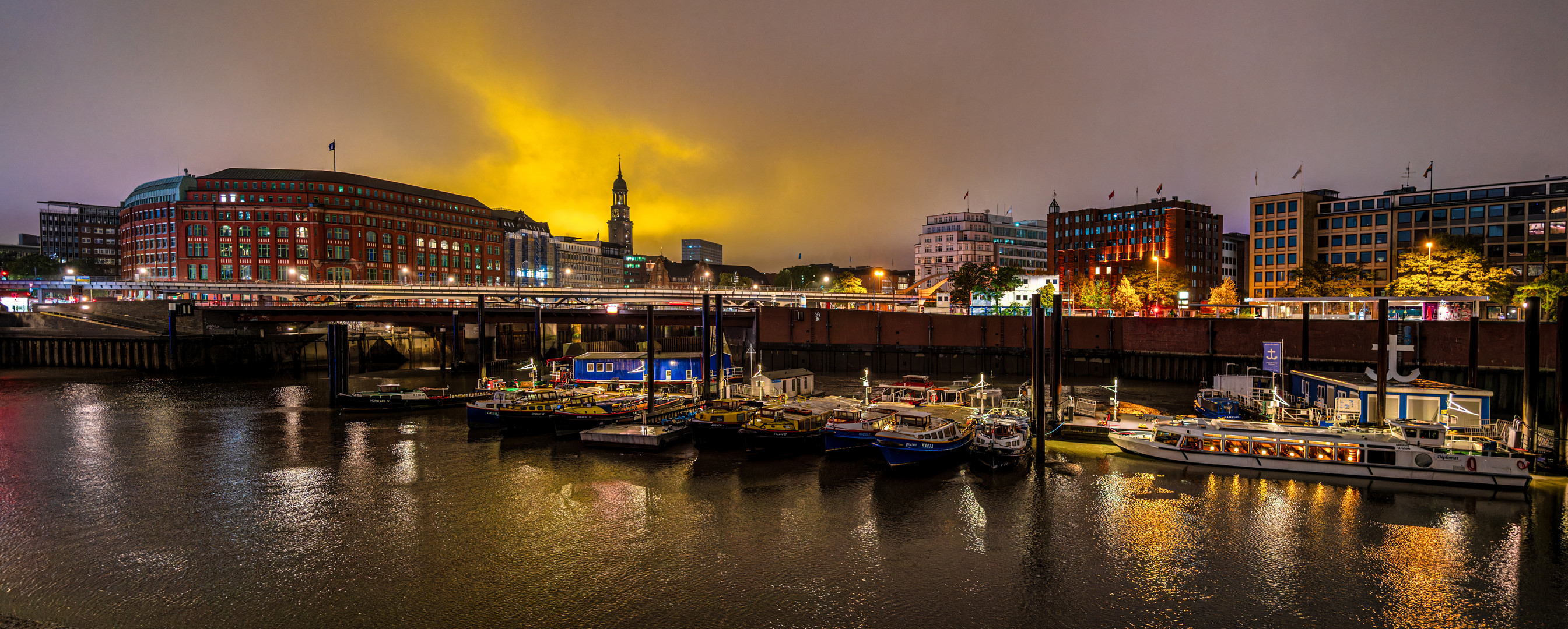 Mitternacht in Hamburg