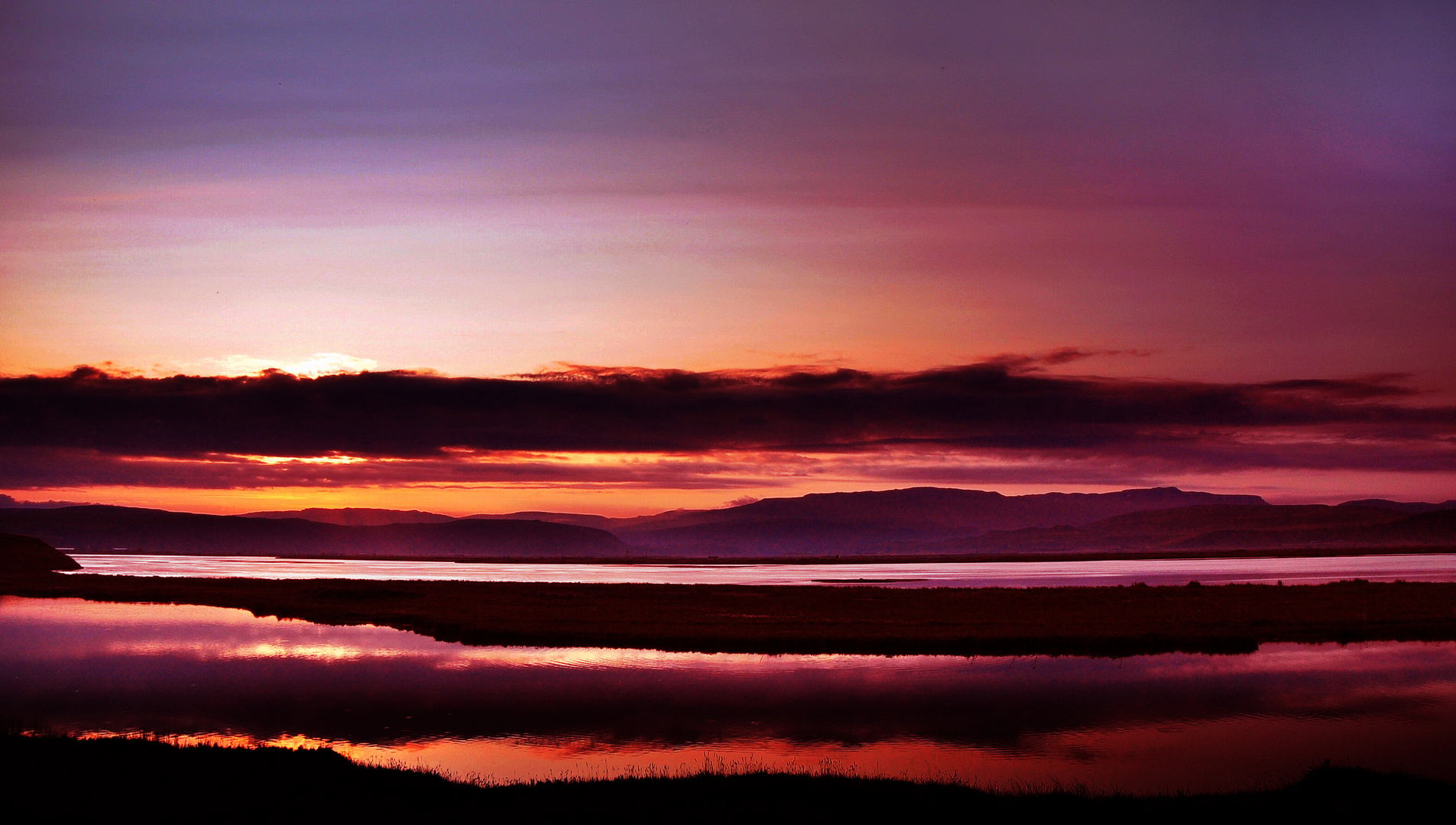 Mitternacht in Island