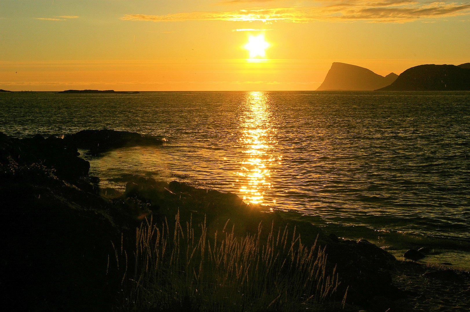 Mitternacht in Kvaløya