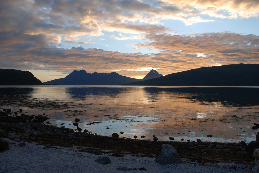 Mitternacht in Nesna