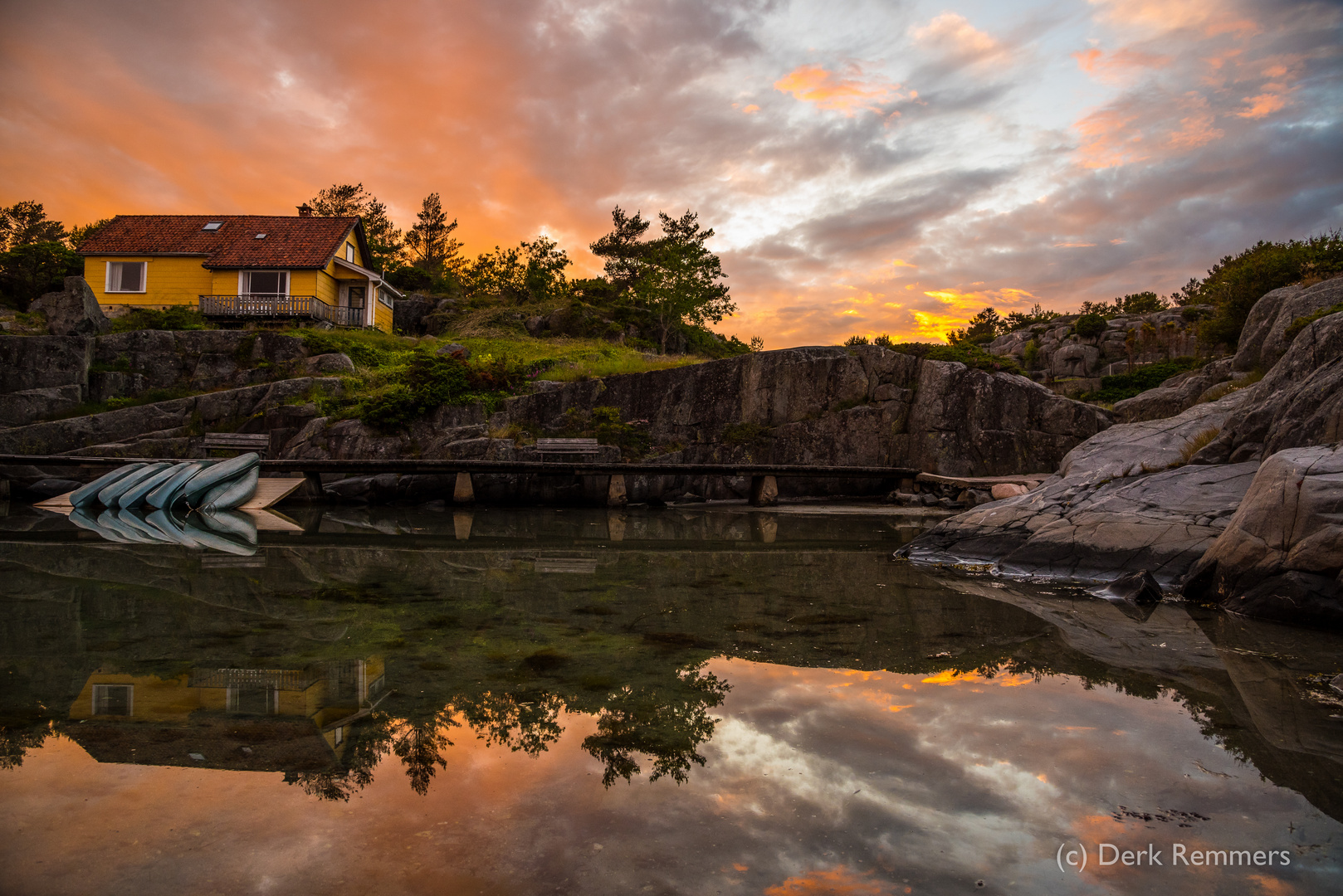 Mitternacht in Norwegen