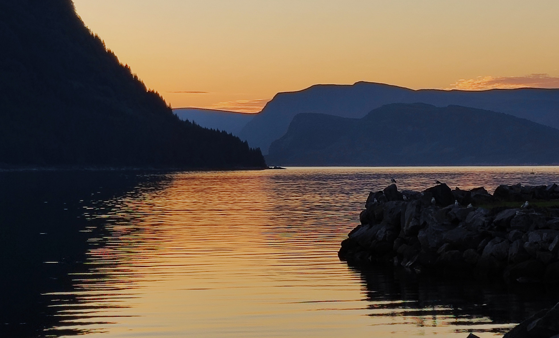 Mitternacht in Norwegen